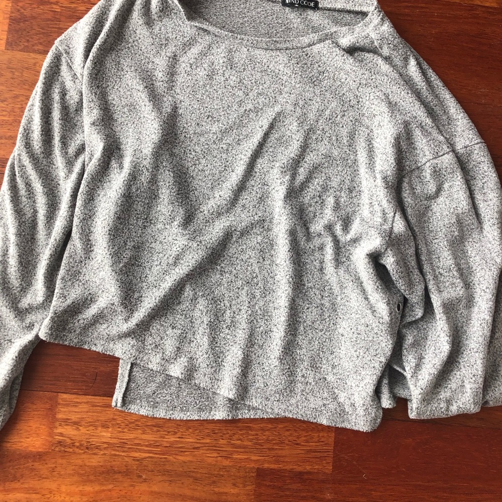 Gray shirt